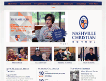 Tablet Screenshot of nashvillechristian.org